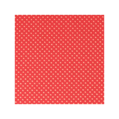 Cotton Rich Linen Look Fabric 4mm Polka Dot Pin Spot Red Gold Natural Upholstery