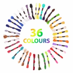 Trimits 36 X 8m Bright Colours Embroidery Thread Floss Skeins Cross Stitch -OHSEWCRAFTY craft factory 36 x 8m bright colours embroidery thread floss skeins cross stitch 2