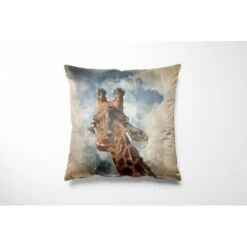 Crafty Cotton Art Linen Canvas Look Fabric Giraffe Panel Upholstery -OHSEWCRAFTY crafty cotton art linen canvas look fabric giraffe panel upholstery 2