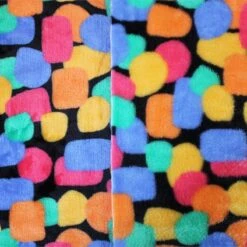 Cuddle Fleece Fabric Soft Luxurious Arty Shapes Rainbow Abstract 144cm Wide -OHSEWCRAFTY cuddle fleece fabric soft luxurious arty shapes rainbow abstract 144cm wide 4