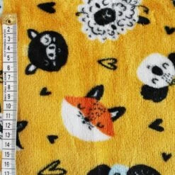 Cuddle Fleece Fabric Soft Luxurious Cute Animals Pig Elephant Raccoon 144cm Wide 7 Cuddle Fleece Fabric Soft Luxurious Cute Animals Pig Elephant Raccoon 144cm Wide -OHSEWCRAFTY cuddle fleece fabric soft luxurious cute animals pig elephant raccoon 144cm wide 1