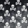 Cuddle Fleece Fabric Soft Luxurious Skulls Pirate Skull & Crossbones 144cm Wide -OHSEWCRAFTY cuddle fleece fabric soft luxurious skulls pirate skull crossbones 144cm wide