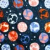 Cuddle Fleece Fabric Soft Luxurious What An Earth Space Stars Planets 144cm Wide -OHSEWCRAFTY cuddle fleece fabric soft luxurious what an earth space stars planets 144cm wide