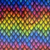 Cuddle Fleece Fabric Super Soft Dragon Scales Rainbow 150cm Wide -OHSEWCRAFTY cuddle fleece fabric super soft dragon scales rainbow 150cm wide