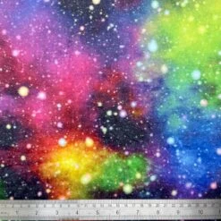 Cuddle Fleece Fabric Super Soft Galaxy Space Astronomy 150cm Wide