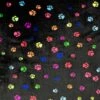 Cuddle Fleece Fabric Super Soft Paw Print Rainbow Paws 150cm Wide -OHSEWCRAFTY cuddle fleece fabric super soft paw print rainbow paws 150cm wide