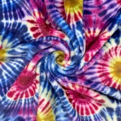 Cuddle Fleece Fabric Super Soft Tie-Dye Multicoloured 150cm Wide -OHSEWCRAFTY cuddle fleece fabric super soft tie dye multicoloured 150cm wide 2