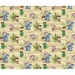 Disney Sheriff Callie's Wild West Sparky Deputy Peck 100% Cotton Craft Fabric