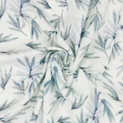 Double Gauze Cotton Fabric Lightweight Dijon Leaf Leaves 132cm Wide 7 Double Gauze Cotton Fabric Lightweight Dijon Leaf Leaves 132cm Wide -OHSEWCRAFTY double gauze cotton fabric lightweight dijon leaf leaves 132cm wide 2