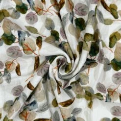 Double Gauze Cotton Fabric Lightweight Lorient Leaves 132cm Wide 7 Double Gauze Cotton Fabric Lightweight Lorient Leaves 132cm Wide -OHSEWCRAFTY double gauze cotton fabric lightweight lorient leaves 132cm wide 2