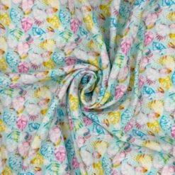 Double Gauze Cotton Fabric Lightweight Lyon Leaf Leaves 132cm Wide -OHSEWCRAFTY double gauze cotton fabric lightweight lyon leaf leaves 132cm wide 2