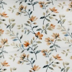 Double Gauze Cotton Fabric Lightweight Nantes Floral 132cm Wide