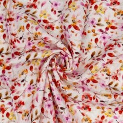 Double Gauze Cotton Fabric Lightweight Nimes Floral 132cm Wide -OHSEWCRAFTY double gauze cotton fabric lightweight nimes floral 132cm wide 2
