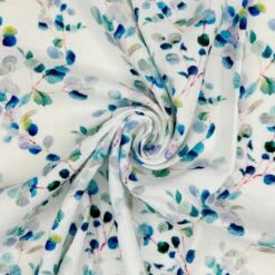 Double Gauze Cotton Fabric Lightweight Toulouse Leaves 132cm Wide -OHSEWCRAFTY double gauze cotton fabric lightweight toulouse leaves 132cm wide 2