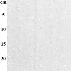 Eyelet Embroidery Cotton Fabric – Ella, Lightweight, Floral, Breathable & Elegant 130cm Wide