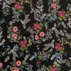 Fashion Crepe Fabric Flower Floral Fern Leaves Prior Street 150cm Wide -OHSEWCRAFTY fashion crepe fabric flower floral fern leaves prior street 150cm wide