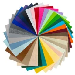 Felt A4 Sheets Rainbow Pack Of 35 100% Polyester 23cm X 29.7cm Craft 200gsm