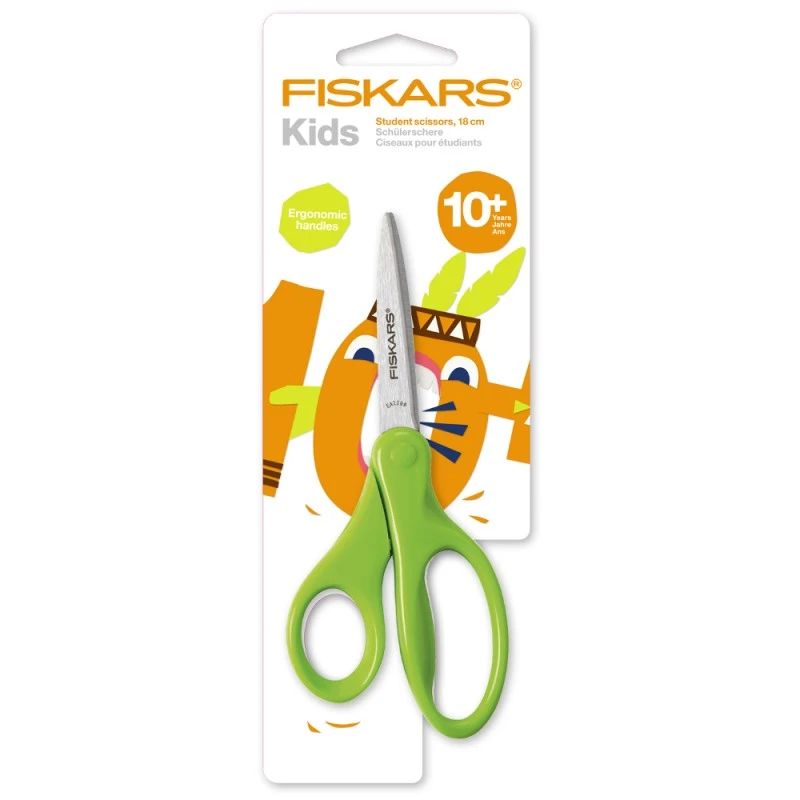 Fiskars F9458 Student Scissors Children's Antimicrobial 18cm/7in 10+ Years 4 Fiskars F9458 Student Scissors Children's Antimicrobial 18cm/7in 10+ Years - Image 2