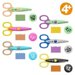 Fiskars Kidzors™ Kids Scissors – 6 Decorative Designs, Safe & Fun