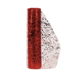 Glitter Mesh 30cm X 5 Yards Table Runner Fabric Roll Christmas