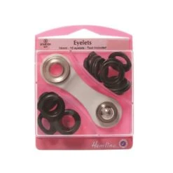 Hemline 10 X 14mm Eyelets With Tool Starter Kit
