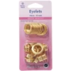 Hemline 12 X 14mm Eyelets Refill Pack Gold Or Silver 1 Hemline 12 X 14mm Eyelets Refill Pack Gold Or Silver -OHSEWCRAFTY hemline 12 x 14mm eyelets refill pack gold or silver