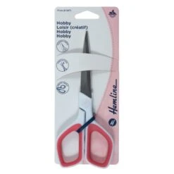 Hemline 17cm 6.3 Inch Hobby Scissors Soft Grip Stainless Steel