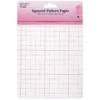 Hemline 3 X 87cm X 61cm Squared Pattern Paper Template Dressmaking Sewing