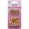 Hemline 36 X 8.7mm Eyelets Refill Pack Gold Or Silver -OHSEWCRAFTY hemline 36 x 87mm eyelets refill pack gold or silver