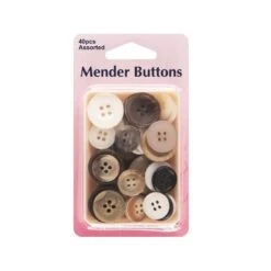 Hemline 40 X Mixed Menders Spare Buttons Coat, Jacket & Suits