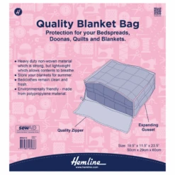 Hemline Blanket Bag Cover Bedspreads Quilts 50cm X 29cm X 60cm