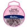 Hemline Curved Safety Pins H418.2 Nickel 38mm Hardened And Tempered 2 Hemline Curved Safety Pins H418.2 Nickel 38mm Hardened And Tempered -OHSEWCRAFTY hemline curved safety pins h4182 nickel 38mm hardened and tempered