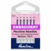 Hemline Embroidery Sewing Machine Needles Klasse -OHSEWCRAFTY hemline embroidery sewing machine needles klasse