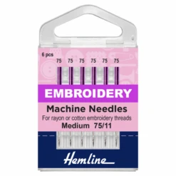 Hemline Embroidery Sewing Machine Needles Klasse