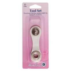 Hemline Eyelet Tool Set 10.5mm Clamp & Hole Punch Tool