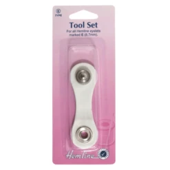 Hemline Eyelet Tool Set 8.7mm Clamp & Hole Punch Tool