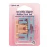 Hemline Invisible Zipper Foot Roller Set Sewing Machine Short, Long, Slant -OHSEWCRAFTY hemline invisible zipper foot roller set sewing machine short long slant shanks