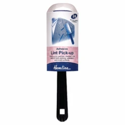Hemline Lint Pick-Up Roller With Handle Pet Hair Dust Fluff