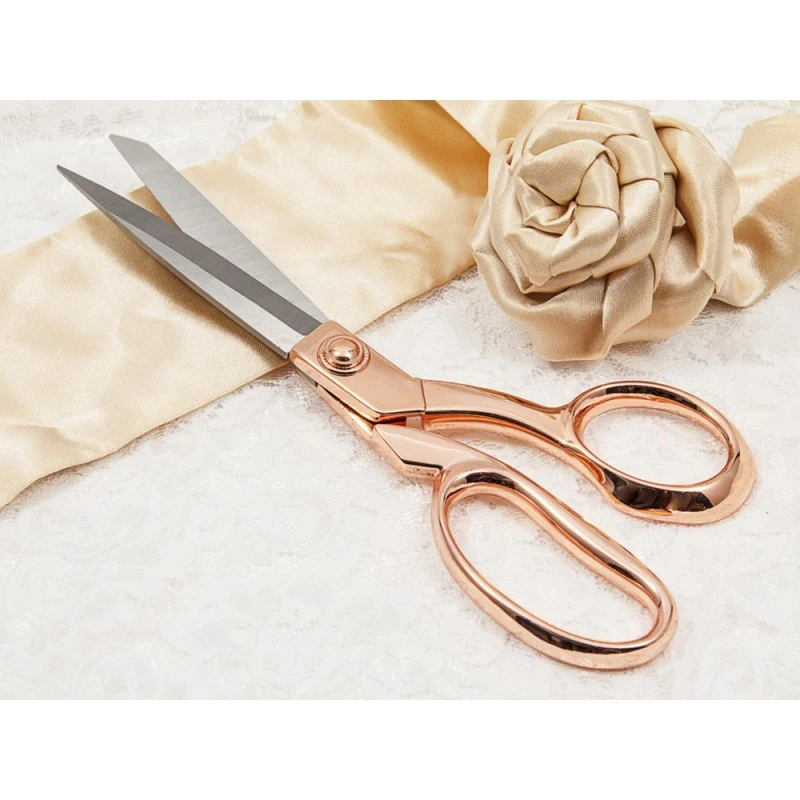 Hemline Scissors B5437 Dressmakers Shears 21cm/8.25 In Rose Gold Elegant 4 Hemline Scissors B5437 Dressmakers Shears 21cm/8.25 In Rose Gold Elegant - Image 2