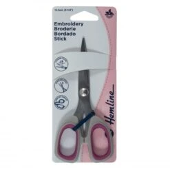 Hemline Scissors H327 Embroidery 13.5cm/5.25in Titanium Coated Comfort Handle