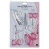 Hemline Scissors Set: 4 Piece: Dressmaking Sewing Craft Thread Snips -OHSEWCRAFTY hemline scissors set 4 piece dressmaking sewing craft thread snips