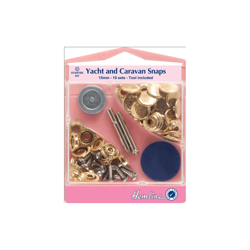 Hemline Screw On Yacht And Caravan Press Snaps Fasteners Starter 3 Hemline Screw On Yacht And Caravan Press Snaps Fasteners Starter