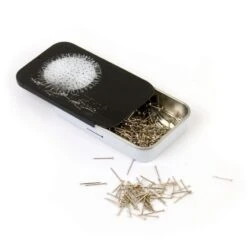 Hemline Sewing Pins 13mm Sequin/ Bead PT708S Dressmaking 270pcs Tin Box