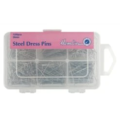Hemline Sewing Pins 30mm Steel Dress H670.1200 Dressmaking 1200pcs Craft Storage