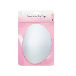 Hemline Swimwear Bra Cups One Piece Style White In Small, Medium, Large