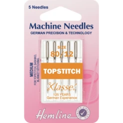 Hemline Topstitch Sewing Machine Needles Klasse
