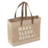 Hobby Gift Craft Bag Shoulder Tote Make Sleep Repeat -OHSEWCRAFTY hobby gift craft bag shoulder tote make sleep repeat