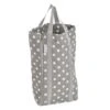 Hobby Gift Knitting Bag Pin Storage: Reversible: Grey Linen Polka Dot -OHSEWCRAFTY hobby gift knitting bag pin storage reversible grey linen polka dot