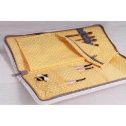 Hobby Gift Knitting Pin & Hook Case: Appliqué: Linen Bee Storage Needles Crochet 7 Hobby Gift Knitting Pin & Hook Case: Appliqué: Linen Bee Storage Needles Crochet -OHSEWCRAFTY hobby gift knitting pin hook case applique linen bee storage needles crochet 2