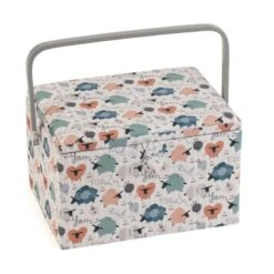 Hobby Gift Sewing Box Basket Large Knit Happens Craft